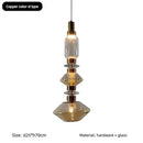 Axyaa Glass Bubble LED Pendant Lamps for Kitchen Dining Bedroom Designer Installation