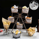 Axya Rotating Snack Rack for Vintage Party, Ferris Wheel Dessert Holder