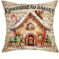 Axyaa Christmas Train Cabin Pillowcase: Festive Home Decor & Gift