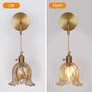 Axyaa Modern LED Glass Ceiling Chandelier for Living Room Bedroom Kitchen Island