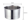 Axyaa Stainless Steel Food Storage Canister with Lid - Kitchen Organizer & Spice Box