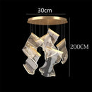 Axyaa Nordic Stair Chandelier Living Room Dining Pendant Ceiling Light