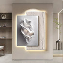 Axyaa Crystal Porcelain Luster Wall Decoration Lamp for Living Room and Corridor