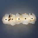 Axyaa Luxury Marble Chandelier: Bauhaus Design for Bedroom, Living Room, Kitchen, Dining Room