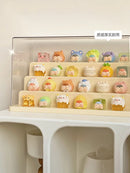 Axyaa Acrylic Display Case for POP Bean Figurines: Dustproof Transparent Storage Box