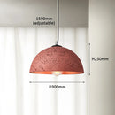 Axyaa Wabi Sabi Rock Grey Black Pendant Light for Home Decor