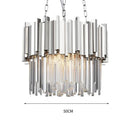 Axyaa Luxury Crystal Ceiling Chandelier for Home Decor, Bedroom, Dining Room