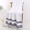 Axyaa Cotton Bath Towel Set, Embroidered Gift, 140x70cm, Various Colors