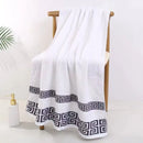 Axyaa Cotton Bath Towel Set, Embroidered Gift, 140x70cm, Various Colors