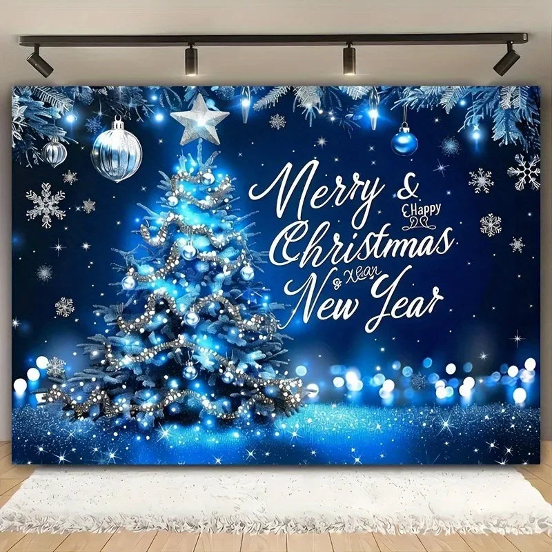 Axyaa Christmas Tree Tapestry for Party Decoration and Photography