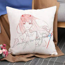 Axyaa Darling In The FranXX 40x40 Decorative Pillowcase