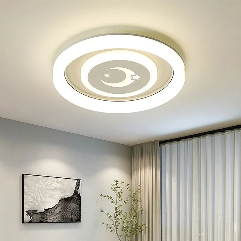 Axya LED Round Chandelier Ceiling Light - Modern Interior Decor Lighting