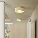 Axyaa Cream Ceiling Light - Minimalist LED Fixture for Living Room Hallway Bedroom