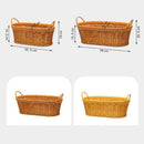 Axyaa Handwoven Bread Storage Basket: Breathable, Portable, 7 Styles - Ideal for Picnics & Weddings