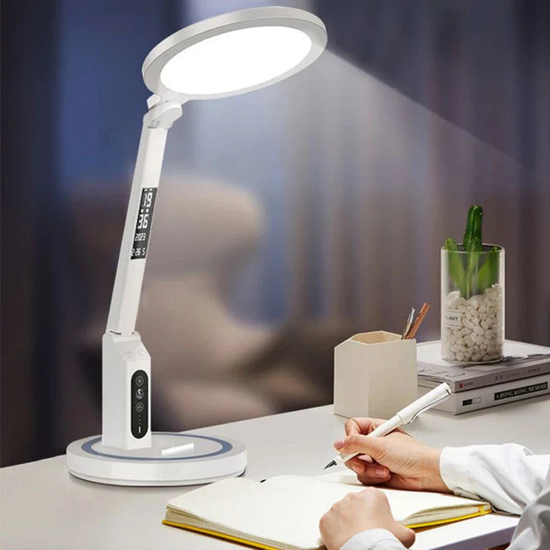 Axya LED Desk Lamp: Foldable Dimmable USB Night Light