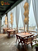 Axyaa Rice Paper Floor Lamp LED E27 Art Decor Living Room Bedroom Lighting
