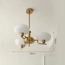 Axyaa Bauhaus Medieval Modern Chandelier for Bedroom, Study, Living, Dining Room