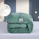 Axyaa Lamb Wool Quilt - Thick Thermal Winter Quilt Core - Single Student Dorm Quilt