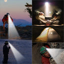 Axya LED Headlamp: 3 Modes, Waterproof, Zoomable for Camping, Emergency.