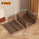 Axyaa Stackable Heavy-Duty Storage Basket for Snacks/Clothes/Toys, Ideal for Living Room/Bedroom