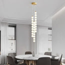 Axyaa Modern LED Chandelier for Living Room Indoor Lighting