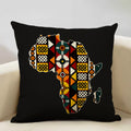 Axyaa Geometric Africa Pattern Sofa Pillow Cover Linen Cushion Case African Decor