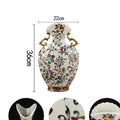 Axyaa European Crack Glaze Vase for Home Decor and Flower Arrangement
