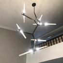 Axyaa Rotating LED Ceiling Chandelier Modern Living Room Pendant Lights