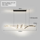 Axyaa LED Pendant Lights 100/120CM Chandelier for Dining Kitchen Indoor