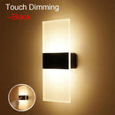Axyaa LED Wall Lamp | Motion Sensor Switch | Acrylic Night Light for Bedroom