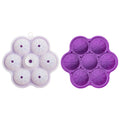 Axyaa Silicone Ice Hockey Maker 7-hole Whisky Ice Cube Mold for Kitchen, Bar & Parties