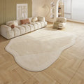 Axyaa Plush Cream Style Area Rug for Bedroom and Living Room Décor