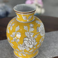 Axyaa Blue & White Porcelain Flowers Vase Flowers Arrangement Hydroponic Dried Flower Vase