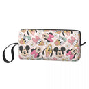 Axyaa Minnie Mouse Makeup Bag Cosmetic Pouch - Cute Cartoon Merch for Girl Woman