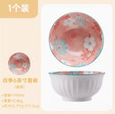Axyaa Ceramic Soup Bowl. Large Tableware for Noodles & Soup. Stylish Instant Noodle Bowl.