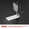 Axyaa Magnetic Shelf Bracket with Anti-Reverse Baffle for Supermarket Food Display