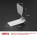 Axyaa Magnetic Shelf Bracket with Anti-Reverse Baffle for Supermarket Food Display