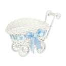Axyaa Hand-Woven Small Cart: Creative Storage Basket for Home, Wedding & Gifts