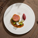 Axyaa Ceramic Steak Pasta Sushi Dessert Plate Set for Molecular Cuisine