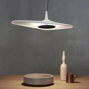 Axyaa Black White Pendant Light | Nordic Design Hanging Lamp for Living Room