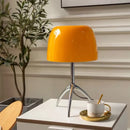 Modern Bauhaus Glass Table Lamp in Vibrant Colors by Axyaa