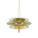 Axyaa Hollow Flying Saucer Chandelier for Modern Restaurant, Designer, Creative, Simple, and Elegant.