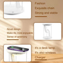 Axyaa LED Desk Lamp: Wireless Charging & Stepless Dimming Control, Night Light & Bedroom Decor