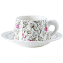 Axyaa French Medieval Ceramic Coffee Cup & Saucer Set