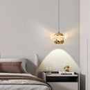 Axyaa LED Bedside Spotlight Pendant Light Black Gold Chandelier Paris Pendant