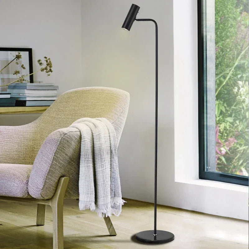 Axyaa Nordic LED Floor Lamp Minimalist Modern Living Room Bedroom Light