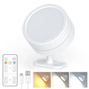 Axyaa Wireless LED Spotlight Wall Lamp with Remote Control for Bedroom Decor