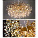 Axyaa Maple Leaf Pendant Light: Modern Minimalist Luxury for Living Room
