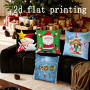 Cute Animal & Santa Pillows Pattern Cushion Cover for Axyaa - Sofa, Bedroom, Car