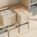 Axyaa Clothes Organizer Box for Wardrobe Storage of Trousers, Jeans, Underwear, and Socks